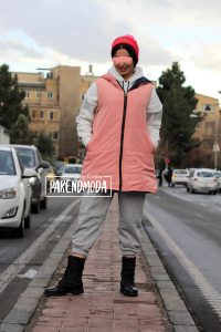 پافر مموري كوتاه New صورتی تیره