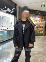 مانتو اسپرت کتی مشکی