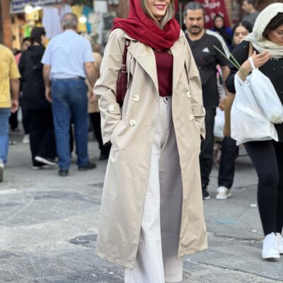 بارانی بلند زنانه