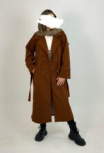 پالتو زنانه قهوه ای