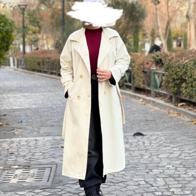 بارانی بلند کتان زارا